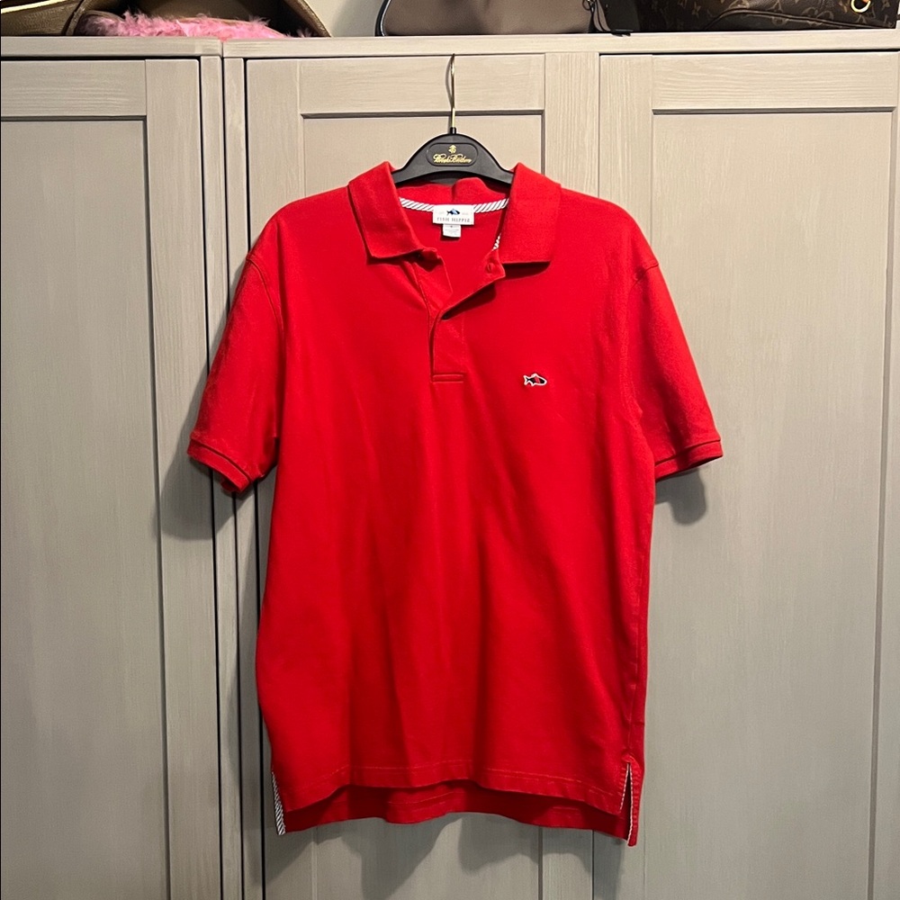 Vibrant Red Polo Shirt for Men